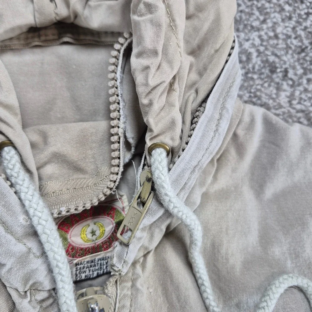 Vintage Banana Republic Safari‎ Vest Mens Medium Hooded Multi-Pocket Fishing